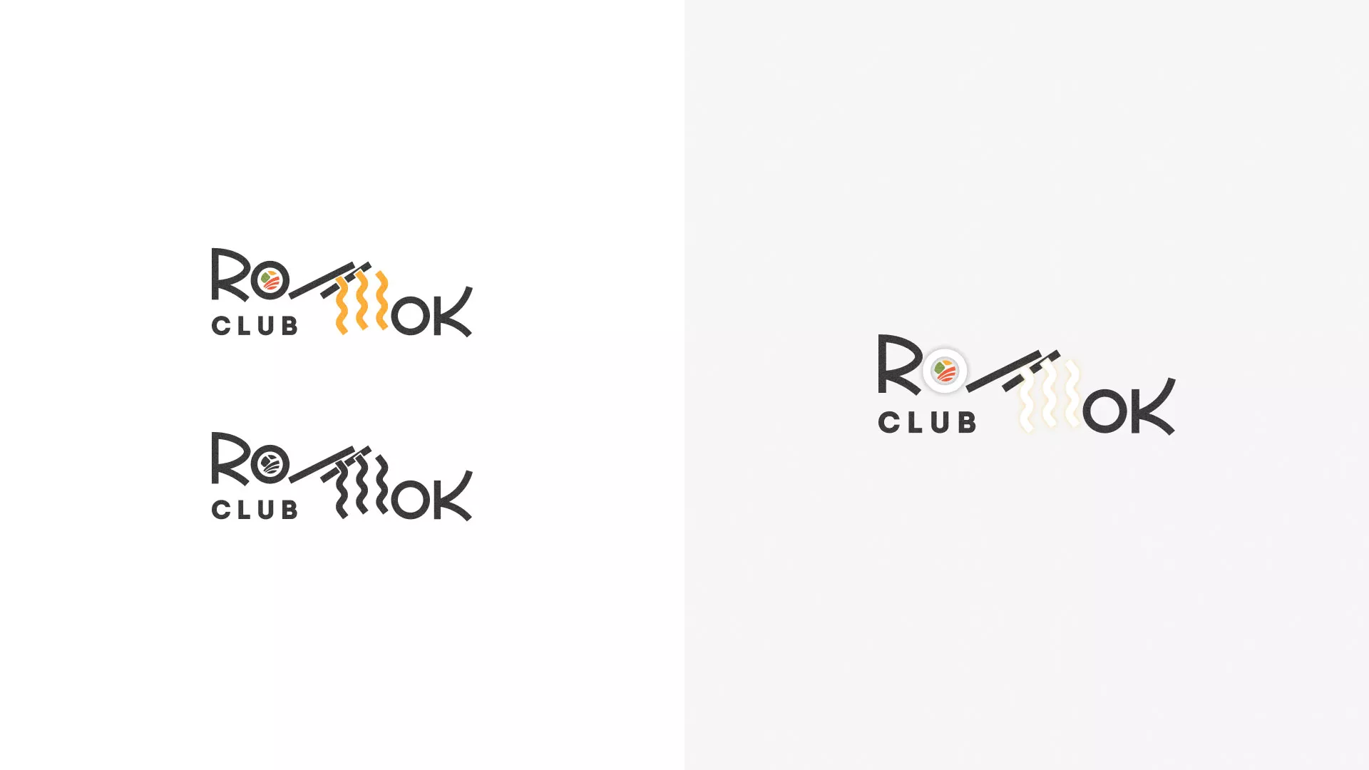 Создание логотипа суши-бара «Roll Wok Club» в Южноуральске