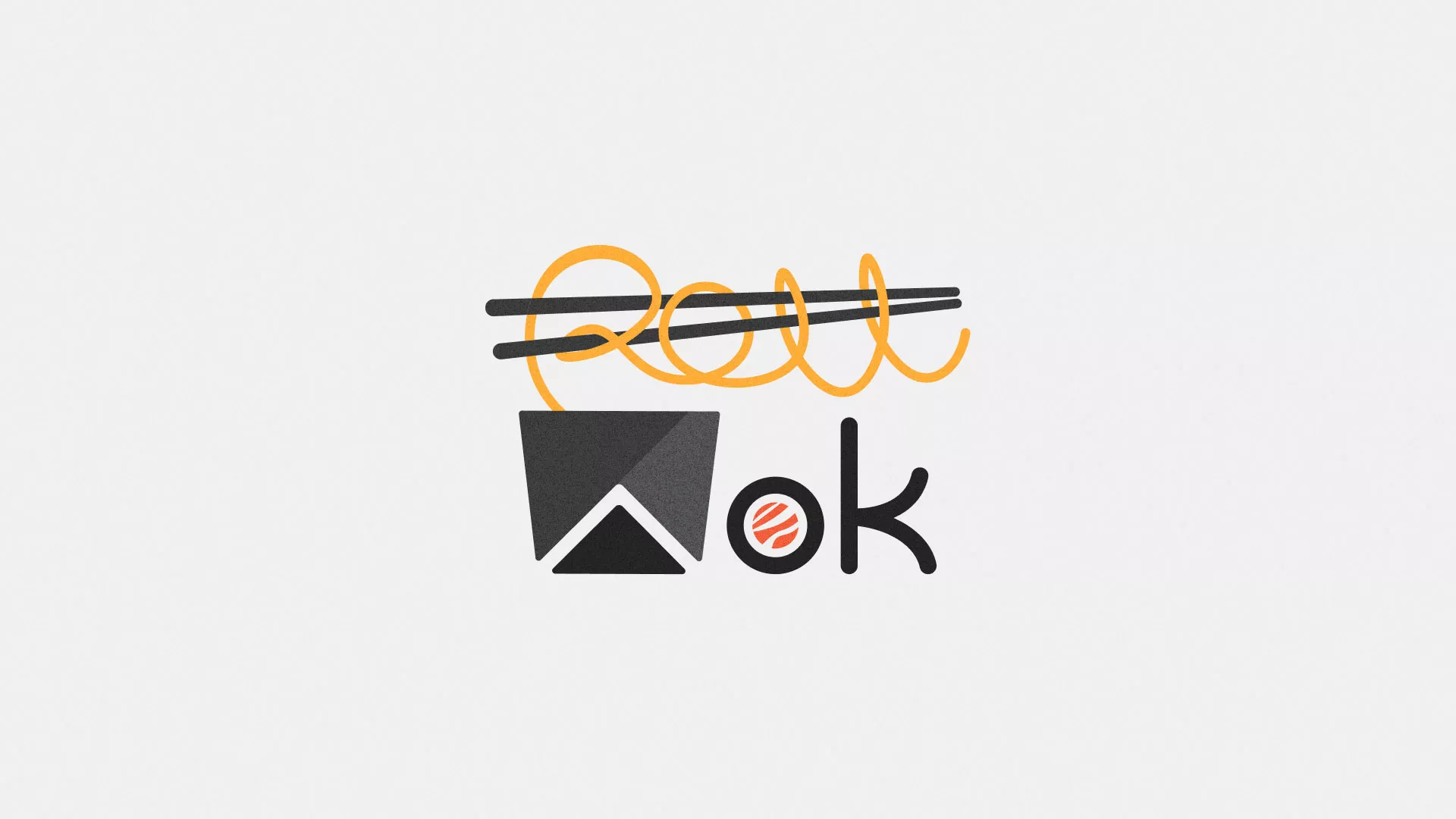 Разработка логотипа в Южноуральске для суши-бара «Roll Wok Club» Разработка логотипа в Южноуральске для суши-бара «Roll Wok Club»